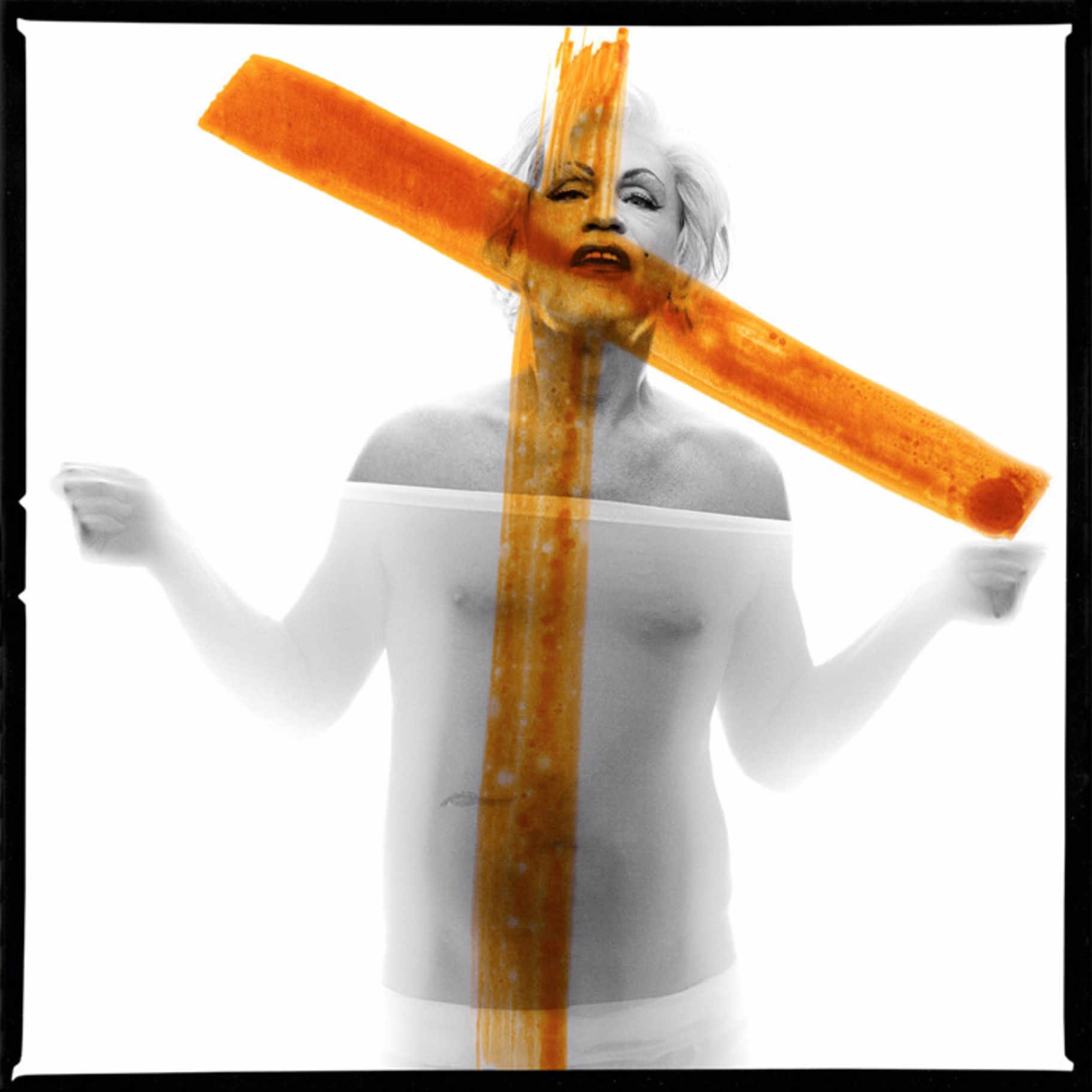 Bert Stern, Marilyn Monroe, crucifix II (1962)